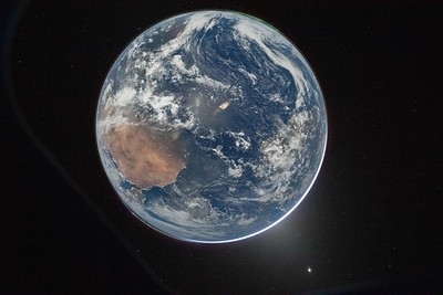 Nighttime picture of Earth